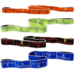 Sveltus Elastiband Combination with 4 Different Strengths Training Strength Functional