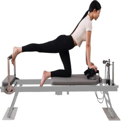 002 Salokāma Pilates Reformer ierīce mājas studijai, Pilates mājas apmācības sistēma, kardio fitnesa trenažieris, Pilates Reformer treniņu ierīce mājas trenažieru zālei