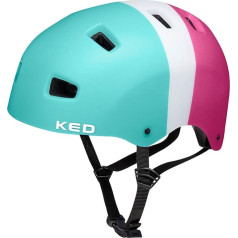 Ked 5 Forty BMX Dirt velosipēdu ķivere Matt Turquoise Green/Pink 2022