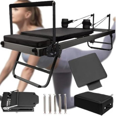 Pilates Reformer Machine Folding Home Workout Generic Equipment Ķermeņa izturība Stiepšanās līdzsvara vingrinājums