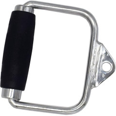 yuhqc LAT Pull Down Bar, Strength Training Deluxe vienotā dubultā D rokturi Tricep Rope, V-veida rotējoša rotējoša taisna nospiediet uz leju svara treniņu, kabeļu mašīnu piederumi