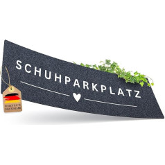 ElbFuchs® Schuhparkplatz Durvju paklājs XL 120 x 40 cm Ideāls paklājs apavu žāvēšanai un apavu paklājs Mazgājams durvju paklājs un apavu skrāpis lietošanai iekštelpās