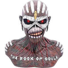 Nemesis Now krūšutēls, brūns, 26 cm Iron Maiden Box, sveķi, Book of Souls Eddie (liels)