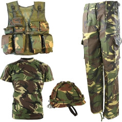 Kombat UK Kinder DPM No1 Armee Combo Set 9-10 Jahre Camouflage