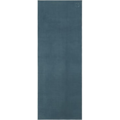 Manduka eQua Yoga Mat Towel - Quick Dry Microfiber Lightweight Easy for Travel Use in Hot Yoga, Vinyasa and Power, 6ft Sage Green