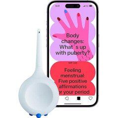 Teena - Gudrs pavadonis pubertātes laikā I Period Tracker pusaudžiem ar menstruāciju prognozēšanu un informatīvu lietotni I Blue