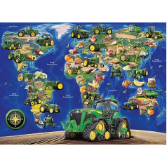 Ravensburger World of John Deere 300 gabaliņu puzle bērniem no 9 gadu vecuma