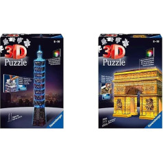 Ravensburger 3D Puzzle 11149 Taipei 101 naktī 234 gabaliņi