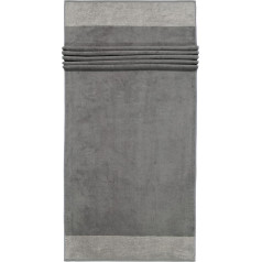 Cawö Home Rokas dvieļi Luxury Home Divu toņu 590 Slate 77 Pirts dvieļi 80 x 200 cm