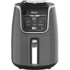 Ninja AF160UK Gaisa fritēze MAX 5,2L 6-in-1, neizmanto eļļu, cep gaisā, Max Crisp, cep, cep, uzsilda, dehidrē, ģimenes izmēra, digitālā, gatavo saldētu ēdienu, bez lipīga materiāla