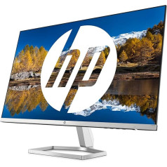 HP M27fq Monitor – 27 inch/68.6 cm Screen, QHD Display, 75 Hz, 5ms Response Time, VGA, 2xHDMI, DisplayPort, Silver/Black