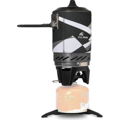 Fire-Maple® Star Outdoor Camping Stove Small for Gas Cartridges [Black] - Gāzes kempinga plīts Mini - Kasešu plīts - Gāzes deglis kempingam - Storm Stove - Izdzīvošanas plīts - Gāzes plīts komplekts