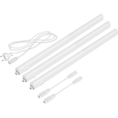 Parlat Rigel LED pamatlampa, 57,3 cm, 760 lm, balta / silti balta (pēc izvēles), 3 komplekti