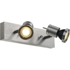 SLV LED Strahler ASTO dreh- und schwenkbar | Smarte Wand- und Decken-Leuchte zur individuellen Innen-Beleuchtung | Decken-Spot, Deckenfluter, Deckenstrahler, Decken-Lampe, Wand-Lampe | GU10