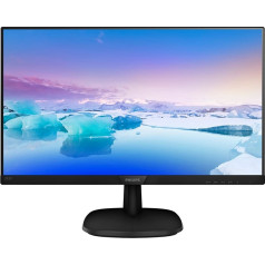 Monitors 23,8 243v7qdsb ips dvi hdmi melns