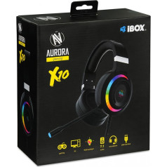 Austiņas iaurora x10 gamming 7.1