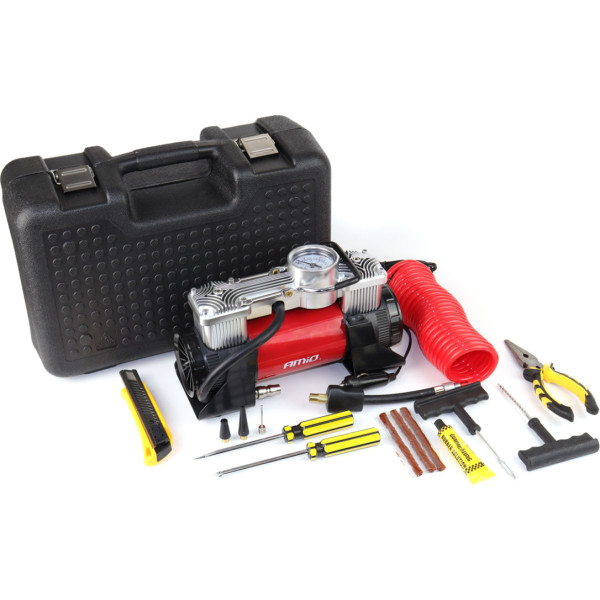 Autokompresors acomp-18 metāla 2 cilindri 12v -02640