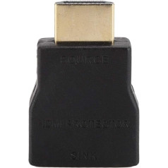 VBESTLIFE HDMI pārsprieguma aizsargs, HP01 Pārnēsājama HDMI pārsprieguma aizsardzības ierīce - melns