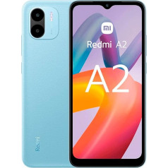 Xiaomi Redmi A2 viedtālrunis 3GB/64GB 6,52 collu displejs 5000mAh 10W ātrā uzlāde MediaTek Helio G36 (melns)