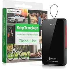 GlocalMe KeyTracker, 4G LTE Global GPS Tracker for Children, Vehicles, Luggage & Valuables, Smart Tag with GPS, AGPS, LBS, Bluetooth, Wi-Fi and Active Radar Tracking Technologies, Real-time Tracking