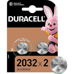 Duracell 033917 Litija 3 V neuzlādējama baterija, 3 V, 1 baterija (E), CR2032 Lithium Coin Blister Pack)