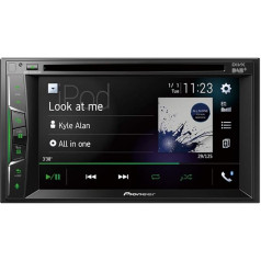 Pioneer AVH-A3200DAB-AN ar DAB antenu 2-DIN multimediju atskaņotājs, 6,2 collu ClearType skārienekrāns, viedtālruņa savienojums, USB, DAB/DAB+ digitālais radio, Bluetooth, grafiskais ekvalaizers