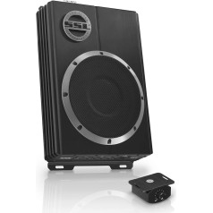 Sound Storm Laboratories LOPRO8 Aktiver Untersitz-Autosubwoofer - 600 Watt max., 2,6 Ohm, Schwingspule, eingebauter Verstärker, niedriges Profil, Subwoofer-Fernsteuerung