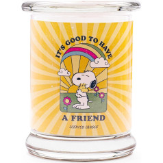 Peanuts Scented Candle in Glass | Scented Candle A Friend | Gifts for Women | Cherry Scented Candle | Decoration for Home | Candle in Glass with High Burning Time up to 50 Hours