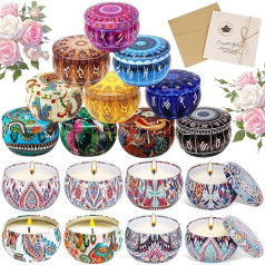 KIMIGO Scented Candles Gift Set, 18 Pieces Scented Candle Set, Aromatherapy Candles for Women, Scented Candles Set, Scented Candle Christmas Set, Scented Candles Mother's Day for Birthday/Valentine's