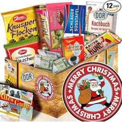 ostprodukte-versand Santa Claus + Ziemassvētku dāvana + DDR šokolādes komplekts