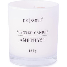 Amethyst Candle in Glass Jar / Premium Quality / Up to 150 Hours Burning Time / High-Quality Room Fragrance Candle Ceramic Pajoma