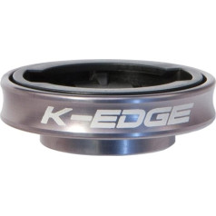 K-Edge Unisex - Erwachsene Garmin Gravity Halterungen, Gunmetal Anodize, viens izmērs