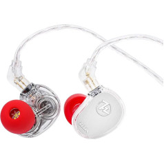 Linsoul 7Hz x HBB Elua In-Ear Monitor, 10 mm + 8 mm Dual Dynamic Driver IEM austiņas, HiFi vadu ausu aizbāžņi, spēļu ausu aizbāžņi ar noņemamu 2-pin kabeli audiofilu studijas tehniķiem