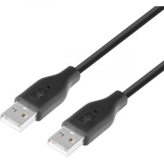 USB kabelis am-am 1,8 m melns