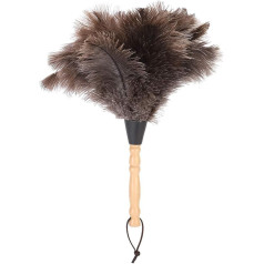 SALUTUYA Duster Tool Dust Brush Soft Ostrich Feather ar koka rokturi automašīnām