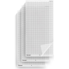 XINART griešanas paklājs Silhouette Cameo 4/3/2/1, 3 rezerves standarta satveršanas griešanas paklājiņu komplekts 30,5 x 61 cm, kas paredzēts Silhouette Cameo