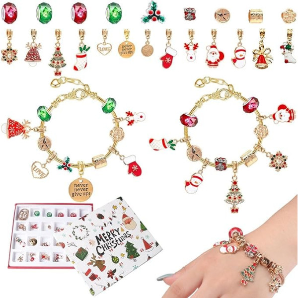 Svitzoot Adventes kalendārs meitenēm, Ziemassvētku kalendārs 24 piepildīšanas aproces, 2025 Adventes kalendārs, Ziemassvētku kalendārs, piepildīšanas Ziemassvētku kalendārs, bērnu dāvana meitenēm 5 6 7 8 9 10 11 12 gadi