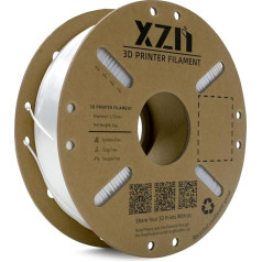 XZN PLA filaments 1,75 mm zīda PLA 3D printera filaments, izmēru precizitāte +/- 0,03 mm, zīda PLA 1 kg spole, zīdaini balts