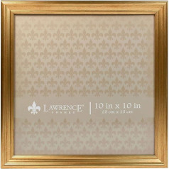 Lawrence Frames 10 x 10 Sutter Burnished Gold Picture Frame