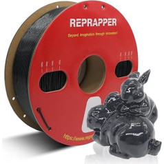 Reprapper PVB filaments 1,75 mm 3D printerim / 3D pildspalvai 3D filaments 1,75 1 kg kartona spole, izmēru precizitāte +/- 0,03 mm 3D drukāšanas filaments, melns