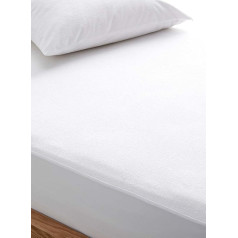 COMFORTESY Frotē ūdensnecaurlaidīgs matrača aizsargs - 30 cm dziļš matrača aizsargs, mīksts, bez trokšņa, elpojošs, hipoalerģisks, Super King Size