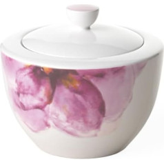 Villeroy & Boch - Rose Garden cukura trauks, 300 ml, Premium porcelāns, balts/rozā krāsā