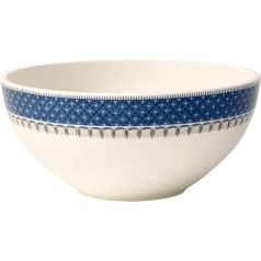 Villeroy & Boch Casale salātu bļoda, porcelāna, zila/balta, 24 cm