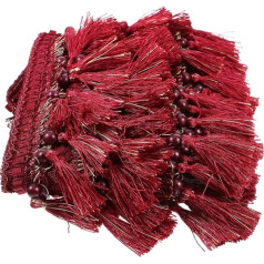 VILLFUL Tassel Hanging Tassel Lace Fringe Trim aizkariem Auduma apdares apdares mājas dekori mājas apdare Bead aizkaru aizkaru logu aizkari Edge Sew Trim un rotājumi