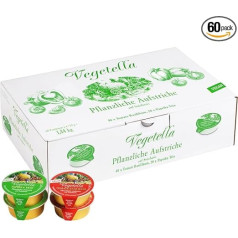 Vegetella augu ziede uz sojas bāzes 2 dažādu veidu (60 x 24g)