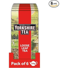 Taylor's of Harrogate Yorkshire Tea - 6 tējas (6 x 250g) - melnā tēja - augstas kvalitātes melnās tējas maisījums