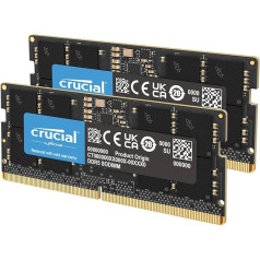 Crucial CT2K8G56C46S5 Комплект памяти для ноутбука (2x8 ГБ) DDR5 5600 МГц (или 5200 МГц или 4800 МГц)