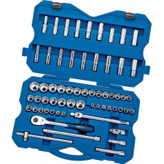 Draper Expert 02360 Steckschlüsselset, 1/2-Zoll-Vierkantantrieb, metrisches und angloamerikanisches Set, 61-teilig