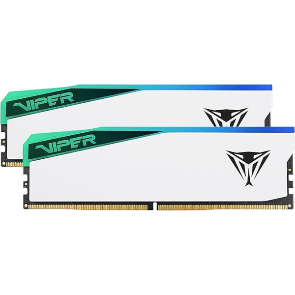 Patriot Viper Elite 5 Gaming RGB DDR5 RAM 48GB (2X24GB) 7000MT/s CL32 UDIMM Desktop Gaming Memory Kit - PVER548G70C32KW