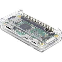 SB Augstas kvalitātes Raspberry Pi Zero korpuss - **Pieeja visiem portiem **Transparents/caurspīdīgs, uzstādīts 30 sekunžu laikā ATVĒRTS (caurspīdīgs)